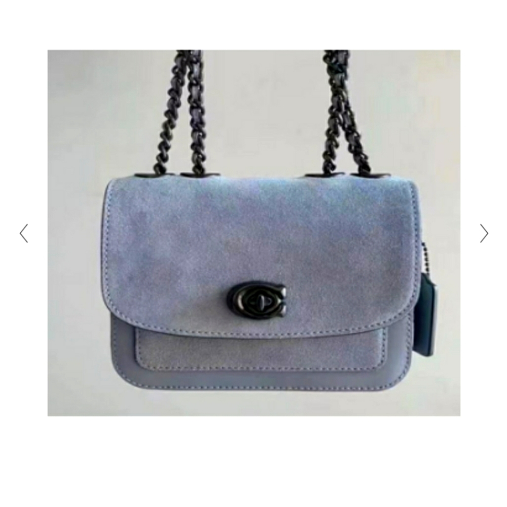 Coach Madison Shoulder Bag 16 Crossbody Bag Pewter/Granite